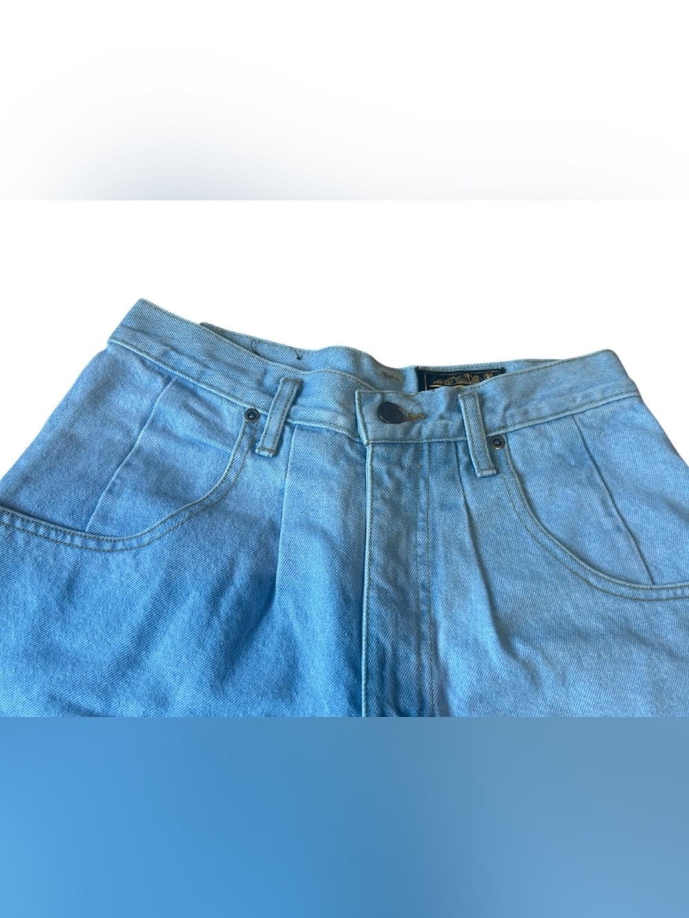 Vintage Eddie Bauer Mom Jorts Size 6 High Rise Denim Shorts 80s 90s - Picture 3 of 9